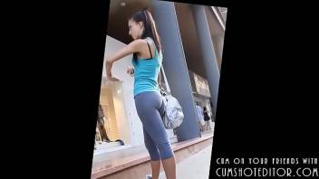 Public Spycam On Young Fresh Teen
